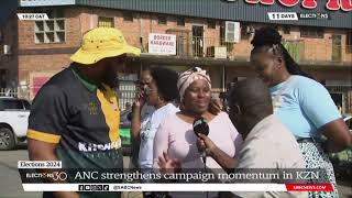 Elections 2024  Ramaphosa takes ANCs campaign to Mandeni [upl. by Enenaj]