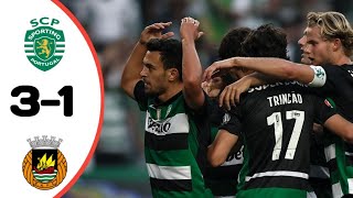 Sporting Vs Rio Ave 31 All Goals Results Extended Highlights amp Analysis [upl. by Leandra340]