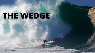 THE WEDGE  BIGGEST WAVES in YEARS  July 4th 2020  Raw footage [upl. by Erastus]