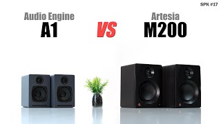 199  AudioEngine A1 vs 119  Artesia M200  Sound Comparison [upl. by Eitsyrk]