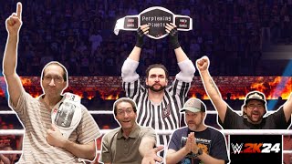 Championship FINALLY defended WWE 2K24 Ninja Twins  Grim [upl. by Howlend]