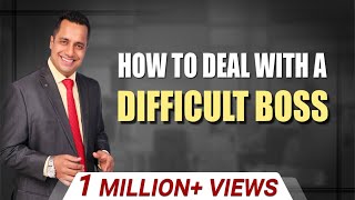 How To Deal with a Difficult Boss Corporate training sessions Video by Vivek Bindra India [upl. by Tnert]