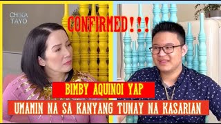 Eto pala yung pagamin ni Bimby Aquino Yap tungkol sa kanyang tunay na Kasarian [upl. by Lachman]