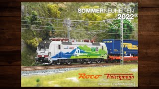 Roco Fleischmann Sommerneuheiten 2022 – Modellbahn Katalog H0 TT N [upl. by Hijoung123]