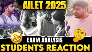 AILET 2025  Exam Analysis  AILET Aspirants Reviews on AILET Exam 2025 [upl. by Akcinahs]