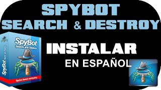 Descargar e Instalar SpyBot  Search amp Destroy 162 En Español [upl. by Fesuy]