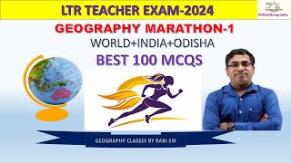 LTR TEACHER EXAM2024 II GEOGRAPHY MARATHON1 II BEST 100 MCQS DISCUSSION RabisirGeography [upl. by Ahsuoj]