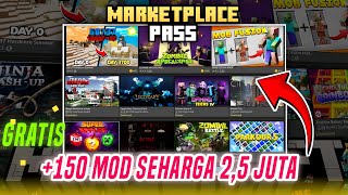 Cara Klaim MarketPlace Pass Gratis di MCPE [upl. by Aerdua686]