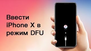 Ввести iPhone X в режим DFU [upl. by Yralam284]