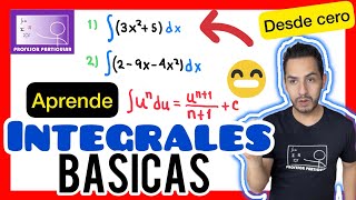 ✅INTEGRALES BÁSICAS  APRENDERAS con ÉSTE VIDEO💯 CÁLCULO INTEGRAL [upl. by Bonne]