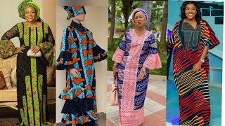 200 modèles africains de robes en pagne et boubou brodé en pagne dAnkara styleMaxi dress [upl. by Retep]