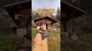 Bivacco Giovanni Paolo primo 🏡 bivacco trekking escursione hiking travel hike mountains [upl. by Aseen]