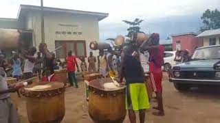 Burundi drummers Kamenge part 3 [upl. by Adidnac407]