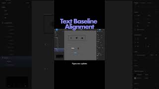 Text Baseline Alignment In Figma config 2022  Figma new updates [upl. by Elik425]