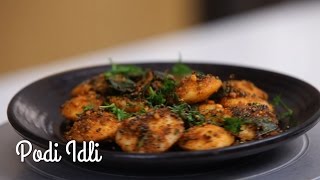 Podi Idli Recipe  How To Make Mini Masala Idli By Preetha  Breakfast Recipe [upl. by Olshausen678]