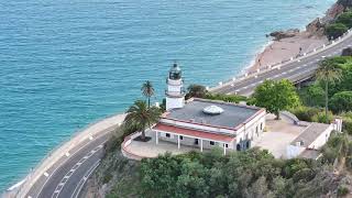 Calella Spain Costa Brava 4K mavic3pro Costa [upl. by Ardnuaek]