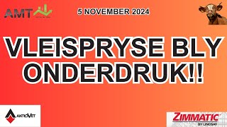 Vleispryse Bly Onderdruk  5 Nov 2024 [upl. by Sonia]