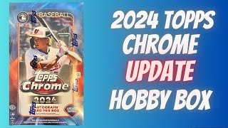 2024 Topps Chrome Update Hobby Box  SP Auto [upl. by Aicilra]