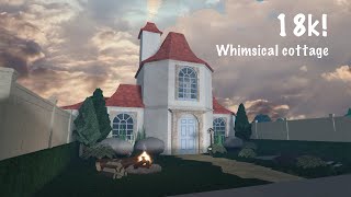 Bloxburg Cottagecore whimsical cottage  Exterior  18k [upl. by Misab]