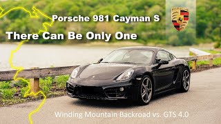 Porsche 981 Cayman  vs 718 GTS 40  Back of the Dragon  Can the 981 Keep Up [upl. by Mayfield]