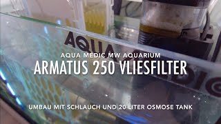 Filtersocken vs Vliesfilter im Aqua Medic Armatus 250 Umbau auf Vlies So geht es Glasklares Wasser [upl. by Nnylyoj]