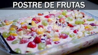 Ensalada de Frutas con Lechera Postre Delicioso y Facil  A la mesa [upl. by Lacram810]