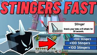 HOW TO GET STINGERS FAST New Method 👀 Roblox Bee Swarm Simulator [upl. by Erdnaet]