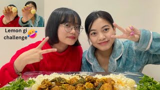 Pork mukbang twbada challenge macha ama su twthok a 😂 [upl. by Verney]