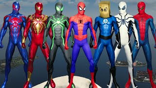 SpiderMan Remastered PS5  All 45 Suits New PS5  All DLC Suits Included [upl. by Wagner]