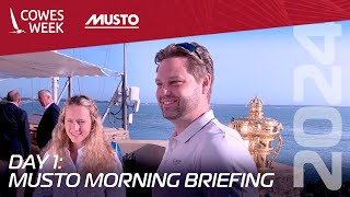 Musto Morning Briefing  Day 1  Saturday 27th July [upl. by Atiuqcaj544]