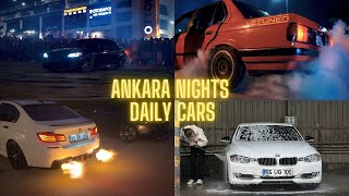 Ankaranın illegal gecələri VLOG  BMW CLUB Görüşü  Drift [upl. by Chev]