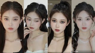 Quick amp Easy ✅ Cute Hairstyle Tutorial Korean styles for girls [upl. by Ahsilef107]