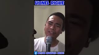 Hello  Lionel Richie BryanMagsayoCover OnlineRequest shorts [upl. by Norrab736]