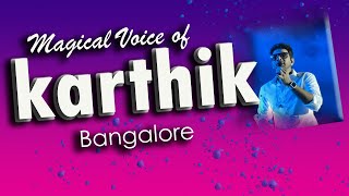 Karthik Live Performance Bangalore singerkarthik karthik singerkarthiksongs concert music [upl. by Hannus696]