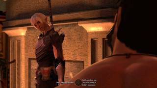 Dragon Age 2 Fenris Romance 56 A Bitter Pill Hawke Estate v1 Romance scene Friendship [upl. by Hanonew485]