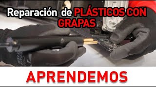 ⚒ REPARACIÓN de PLASTICOS con GRAPAS ⚒🟡 [upl. by Haimirej]