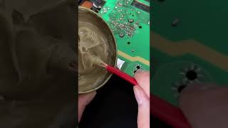 Proper wire soldering in PCB DRONExFPV robotics pleasesubscribe [upl. by Edythe574]