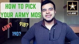 Choosing Your MOS  Joining The Army 2019 [upl. by Eninnaej]