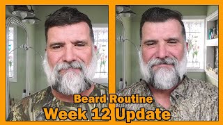 Growing a Beard Update Week 12 Live Bearded Shampoo Conditioner Beard Butter Derma Roller [upl. by Semmes]