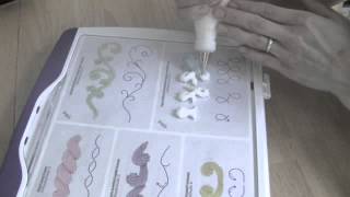 Cake Decorating Piping Techniques How to Make Scrolls [upl. by Rhines759]