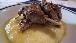 Fagiano arrosto con polenta [upl. by Selway]