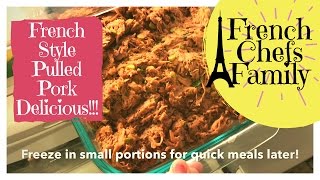 Pulled Pork Shoulder in Slow Cooker Recipe The Best Shredded Pork Recipe for your Crock Pot [upl. by Sherwynd521]