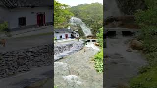 Waterfall River Sound  White Noise  Short Video  For a Good Sleep And Studying [upl. by Evanthe]