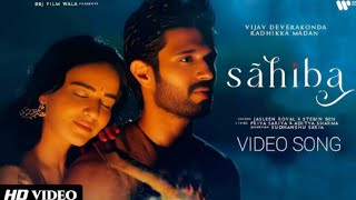 Sahiba Music Video Jasleen Royal VijayDeverakonda Radhika Madan [upl. by Nahgeam]