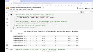 CS316 Practical Time Series Analysis for Weather Data Using Pandas [upl. by Llerdna]