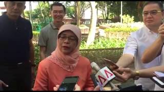 Dr Halimah Yacob speaks about running for President [upl. by Knoll]