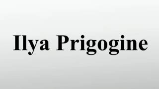 Ilya Prigogine [upl. by Ekusuy669]