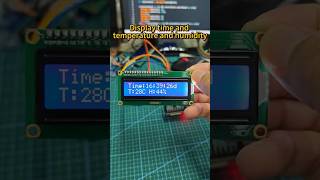 display time amp temperature  humidity esp32project arduinoproject electronica esp32project diy [upl. by Sarene]