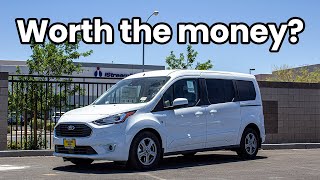 2022 Ford Transit Connect Review  Is It Worth The Money [upl. by Rozella]