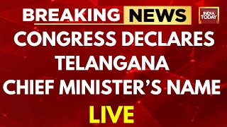 Revanth Reddy To Be Telanganas New CM  Telangana Election Results 2023 Live  India Today Live [upl. by Cirdes]